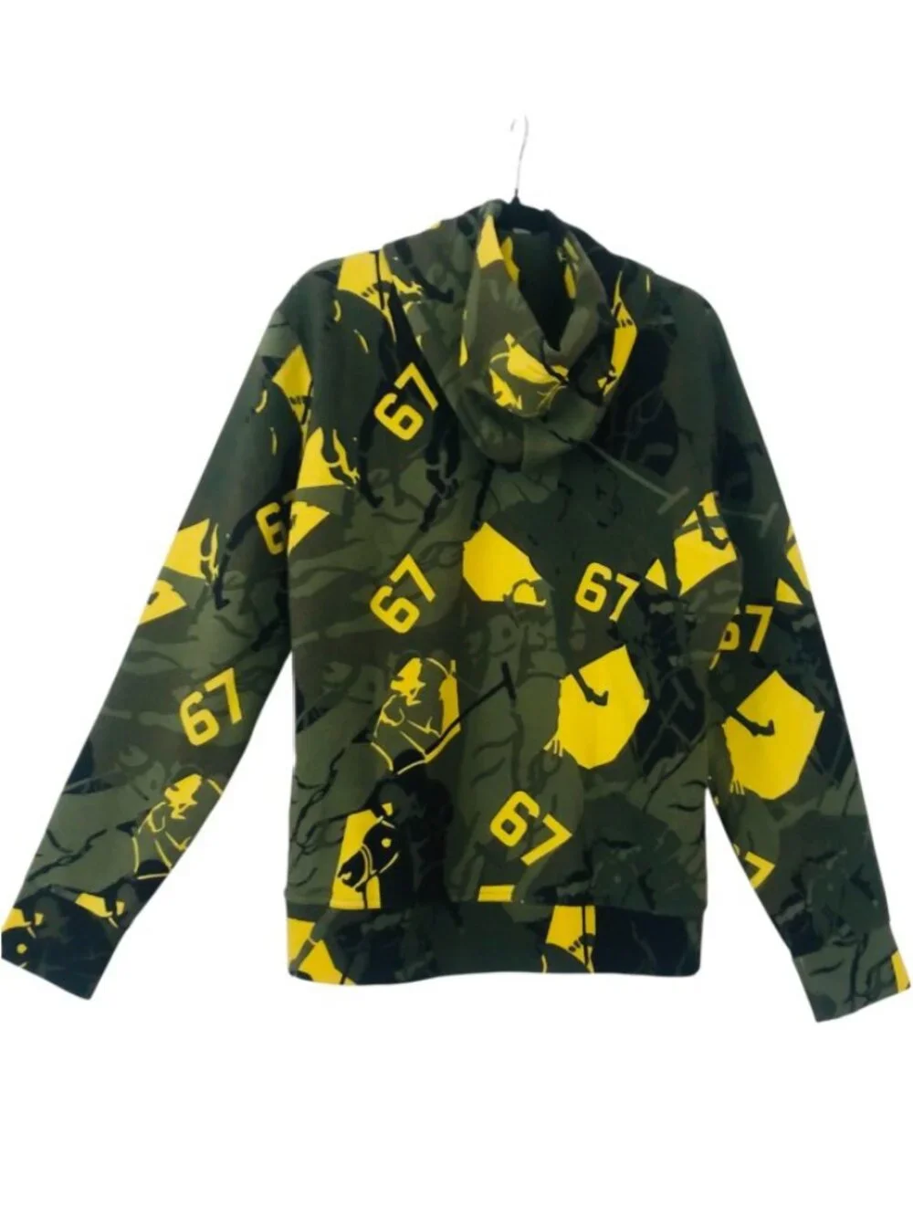 POLO RALPH LAUREN Logo Polo Pony Camo Double-Knit Hoodie Size M NEW